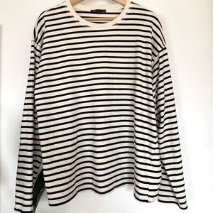 ZARA - Oversized Striped T-Shirt